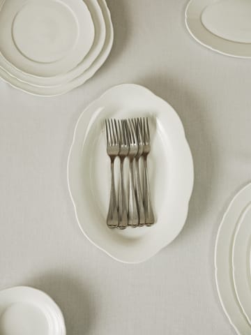 Silhouette oval dyp tallerken M 15x24,5 cm 2-pakn. - White - Serax