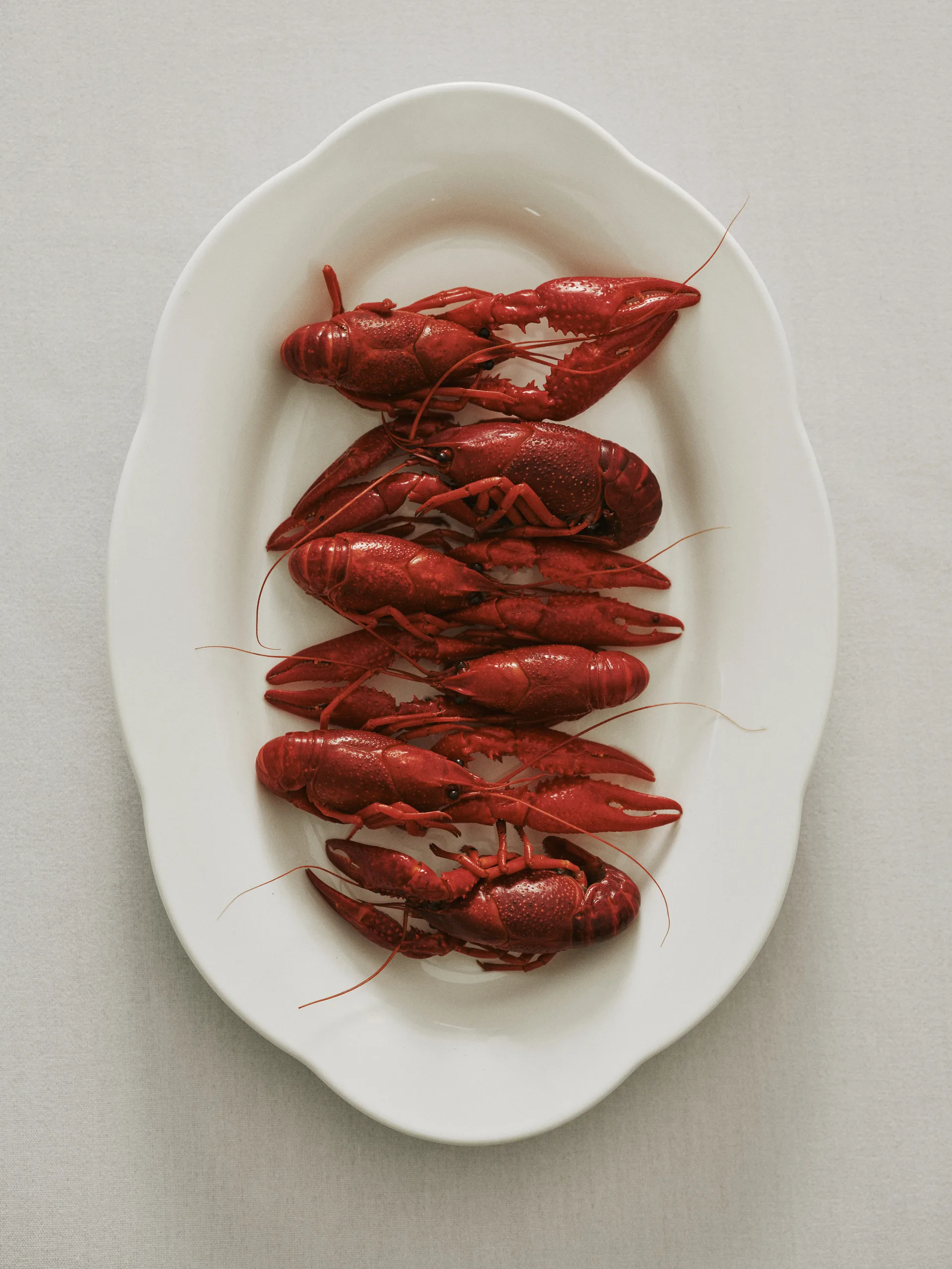 Silhouette oval dyp tallerken M 15x24,5 cm 2-pakn., White Serax