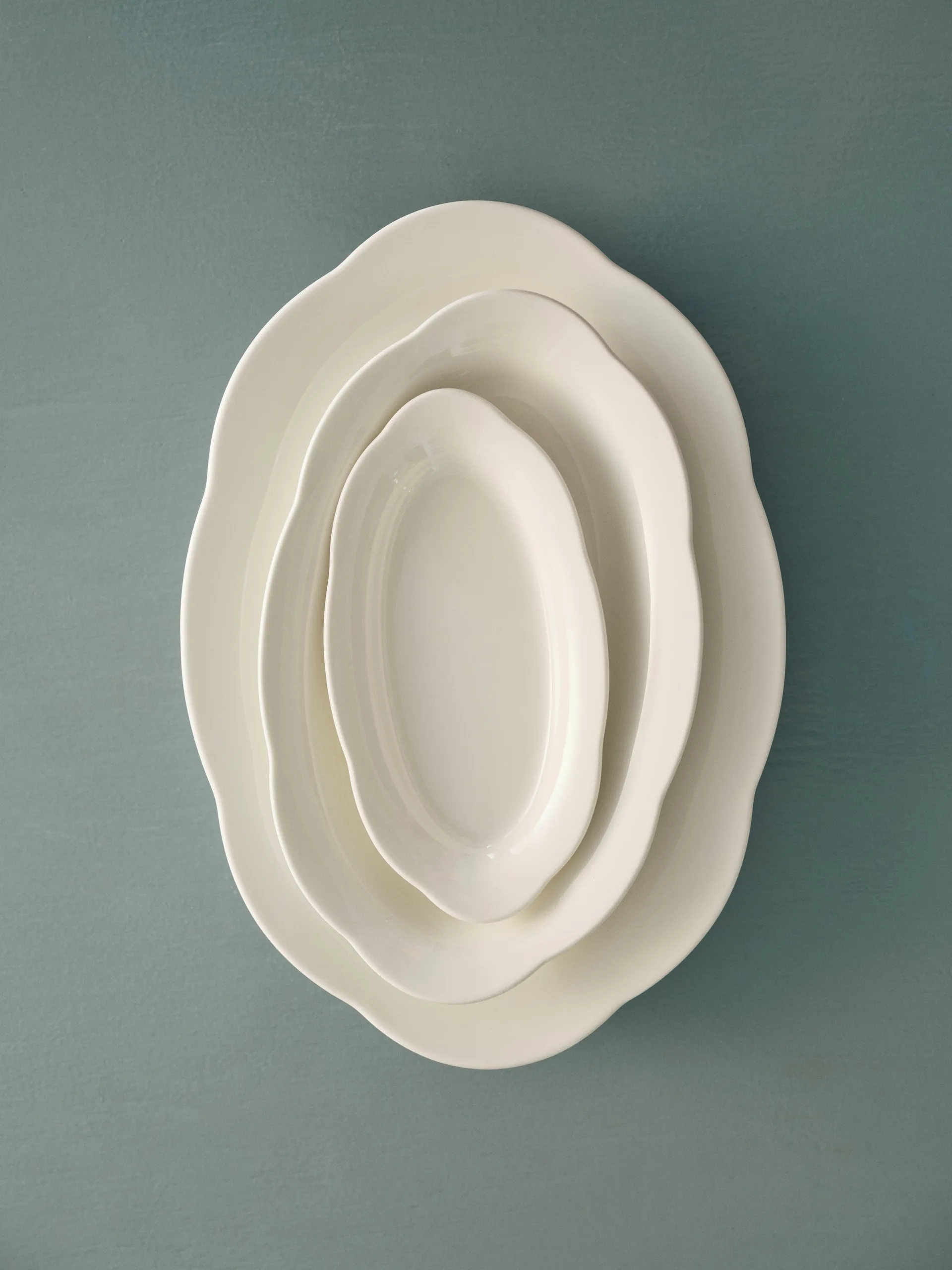 Silhouette oval dyp tallerken S 10x18,5 cm 2-pakn., White Serax