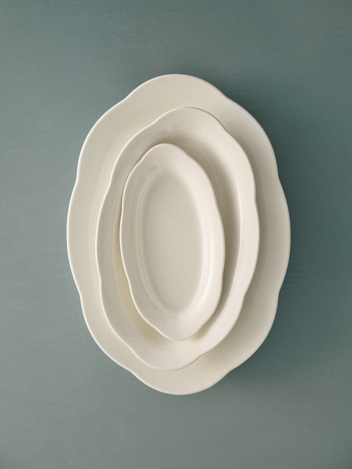 Silhouette oval dyp tallerken S 10x18,5 cm 2-pakn., White Serax