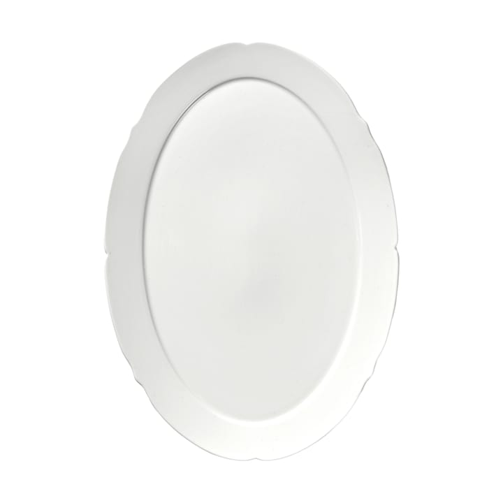 Silhouette oval tallerken L 21x30 cm 4-pakn., White Serax