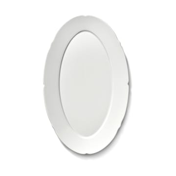 Silhouette oval tallerken M 15x24,5 cm 4-pakn. - White - Serax