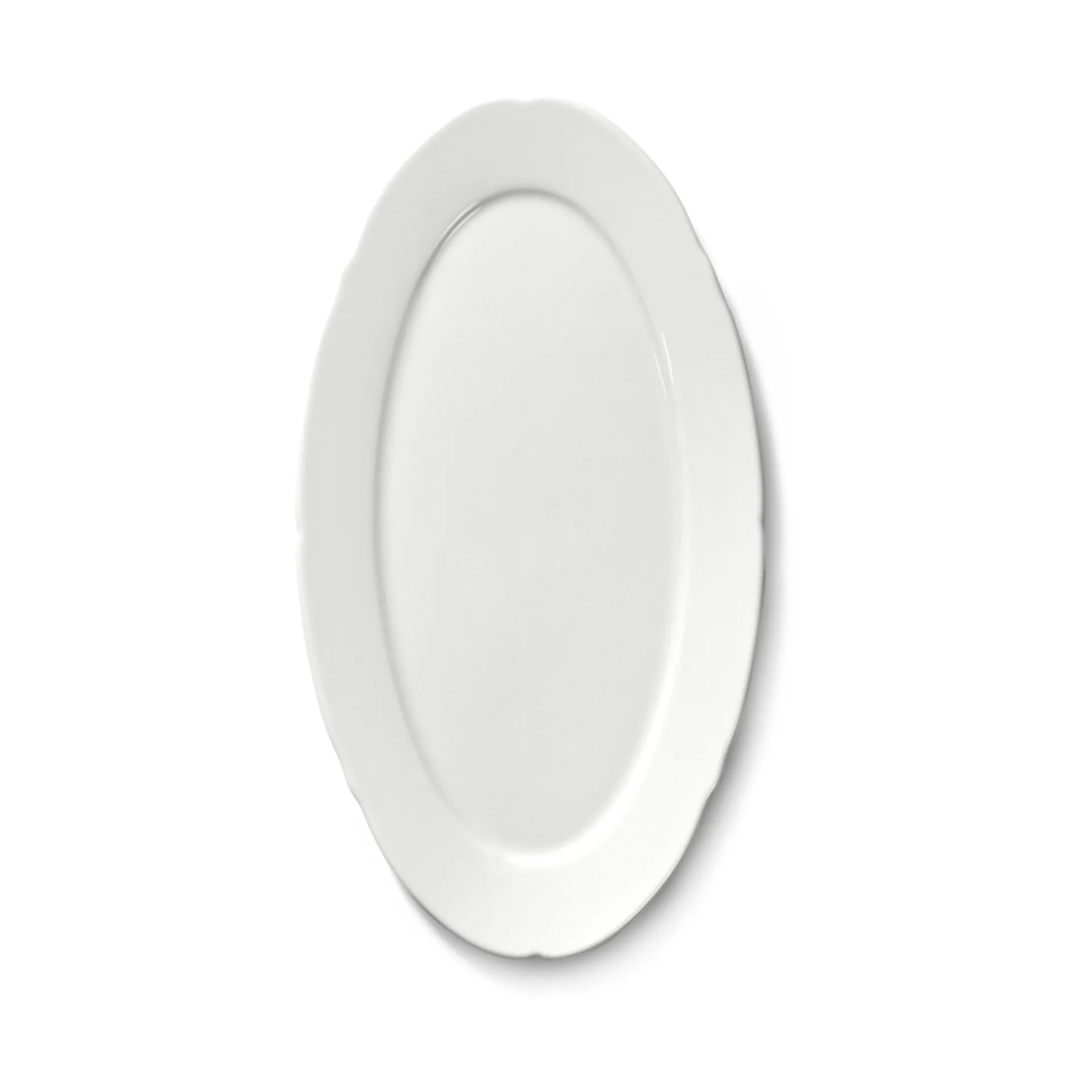 Silhouette oval tallerken S 10x18,5 cm 4-pakn., White Serax