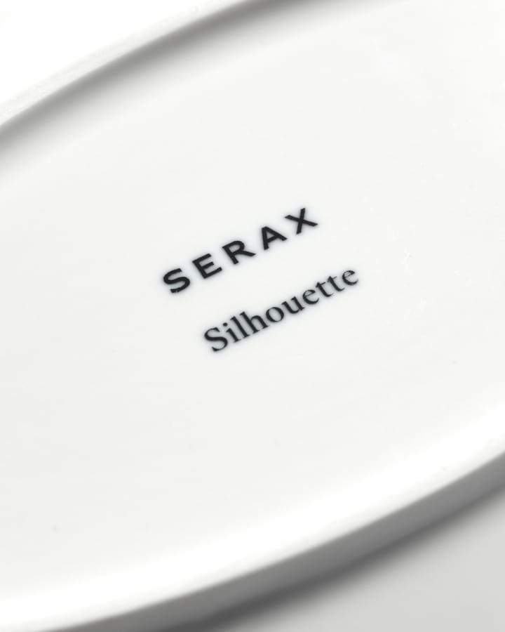 Silhouette oval tallerken S 10x18,5 cm 4-pakn., White Serax