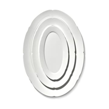 Silhouette oval tallerken S 10x18,5 cm 4-pakn. - White - Serax