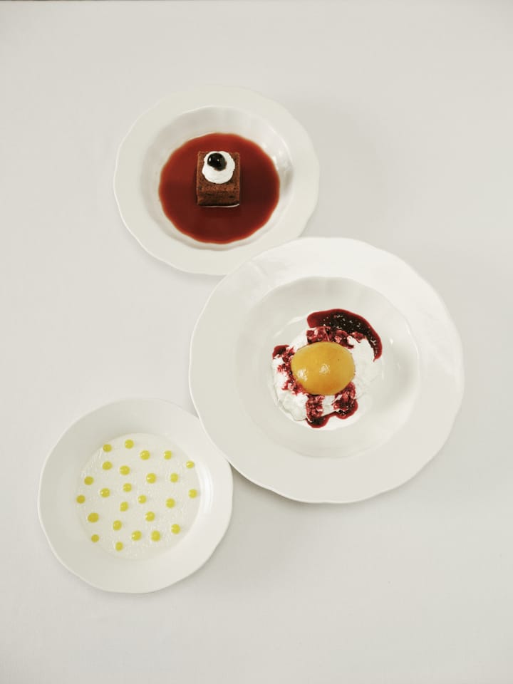 Silhouette pasta tallerken Ø22 cm 4-pakn., White Serax