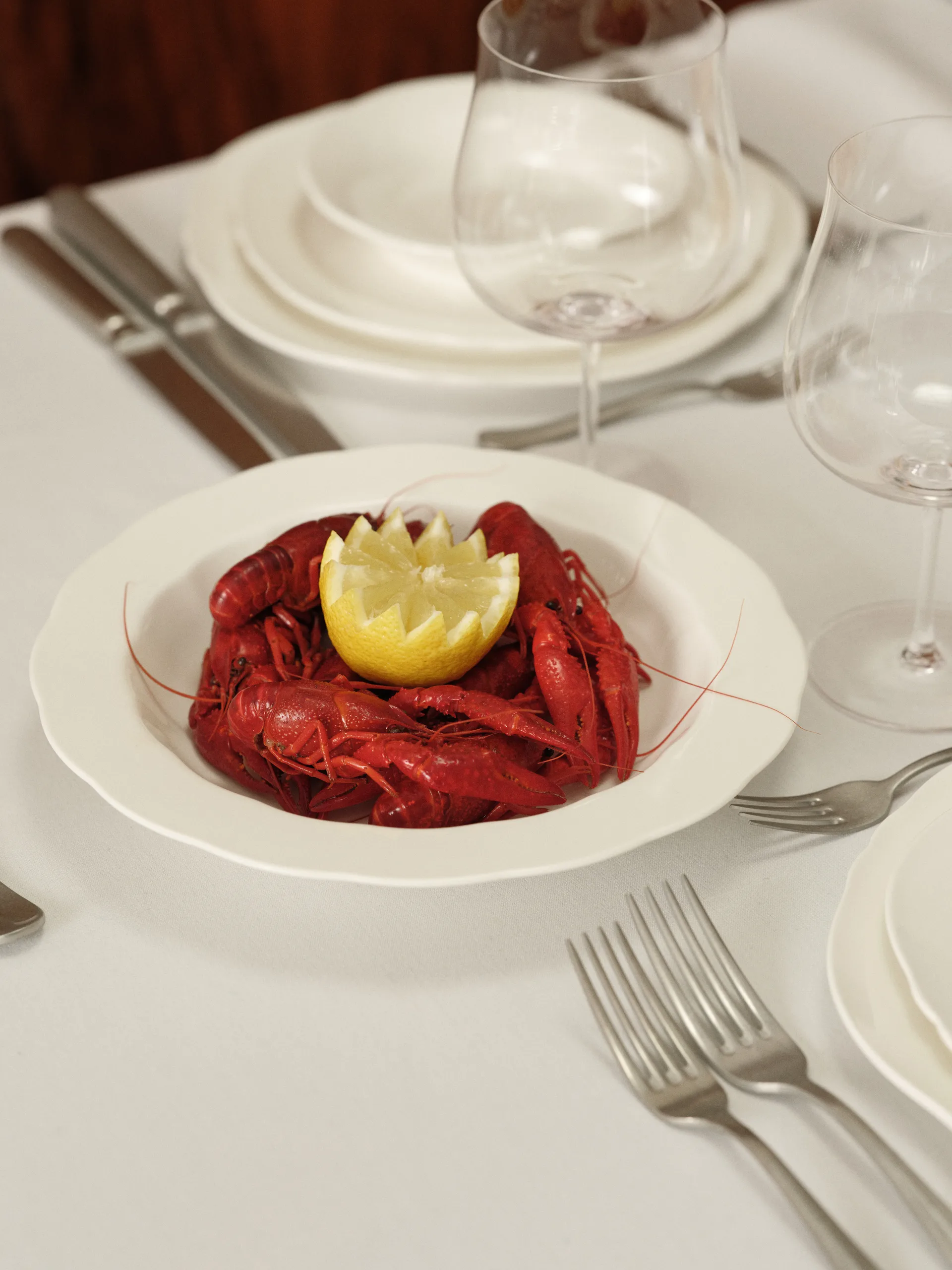 Silhouette pasta tallerken Ø22 cm 4-pakn., White Serax