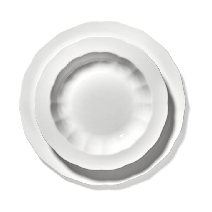 Silhouette tallerken L Ø26 cm 4-pakn., White Serax