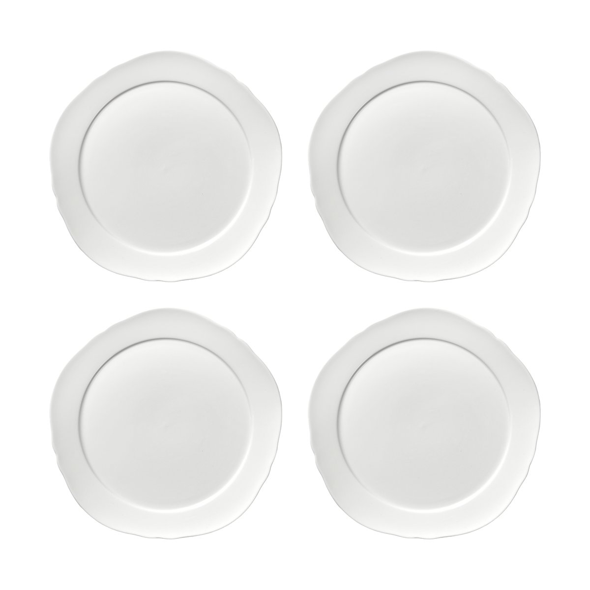 Serax Silhouette tallerken M Ø23,5 cm 4-pakn. White