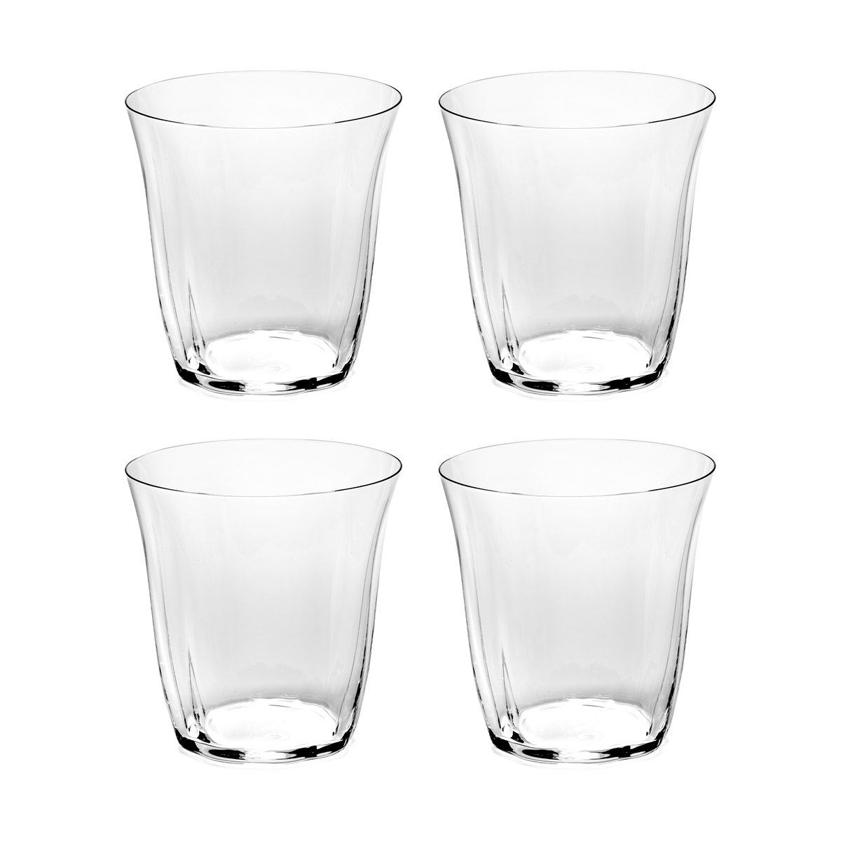 Serax Silhouette vannglass 30 cl 4-pakn. Clear | Skandinavisk Design | Vannglass | Gjennomsiktig