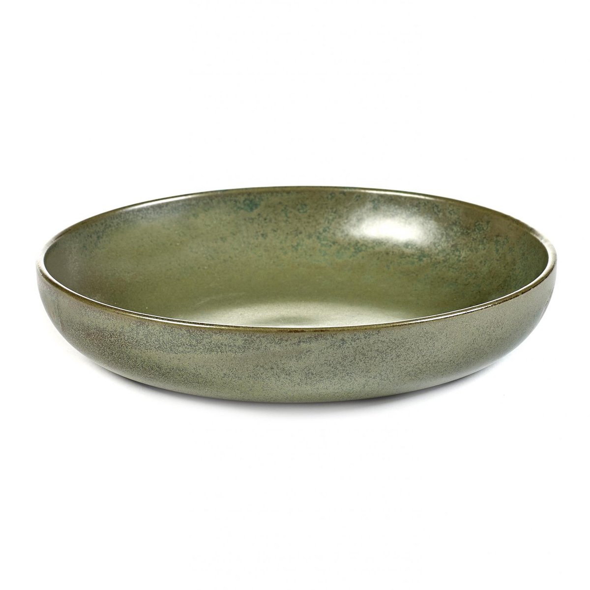 Serax Surface dyp tallerken 21 cm Camogreen | Skandinavisk Design | Dype tallerkener | Grønn