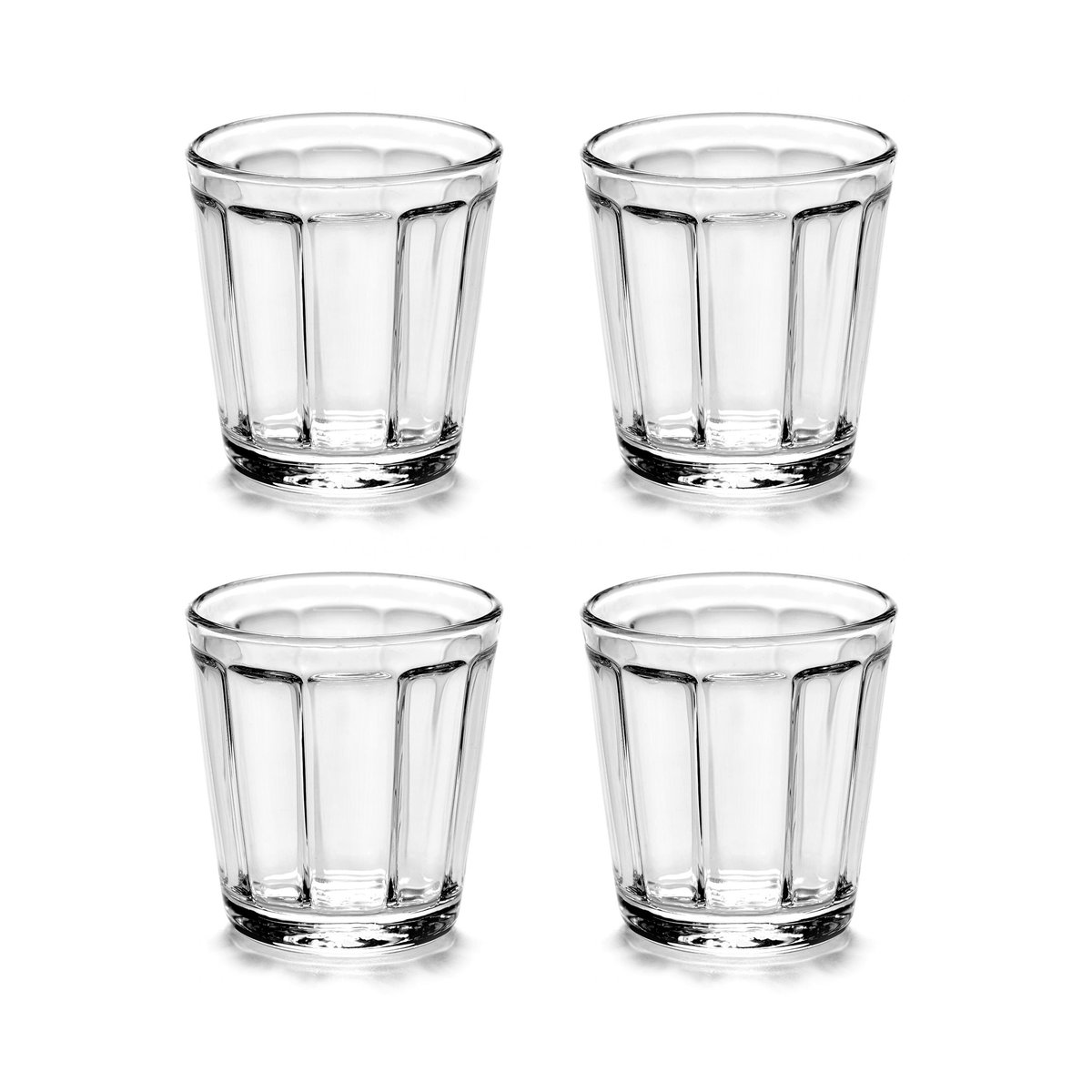 Serax Surface espressoglass 10 cl 4-pakning Klar Klar