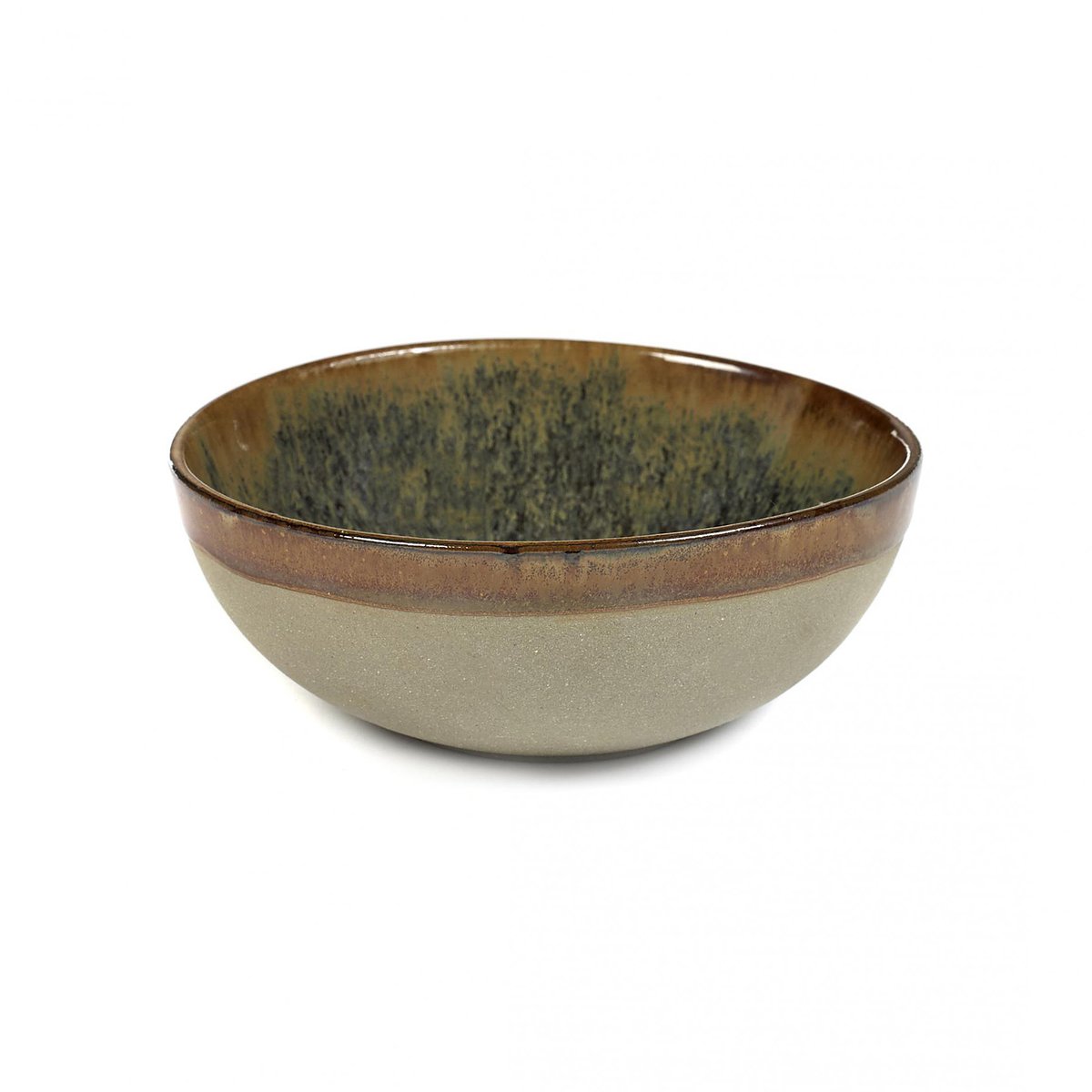 Serax Surface frokostskål 13 cm Grey-indi grey