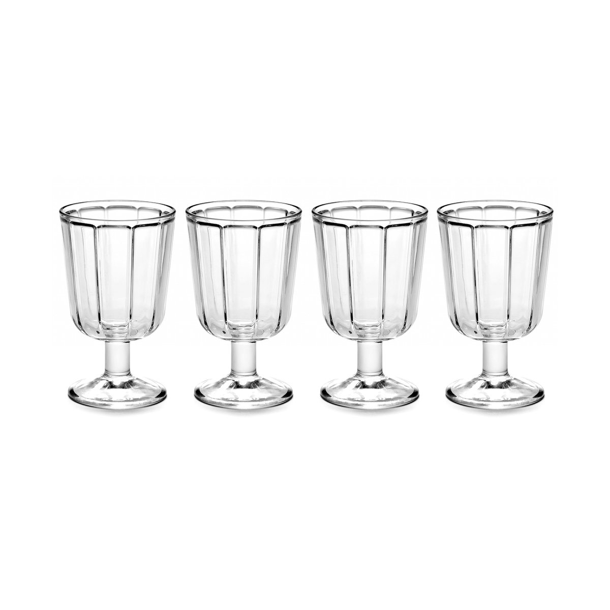 Serax Surface hvitvinsglass 18 cl 4-pakning Klar Klar