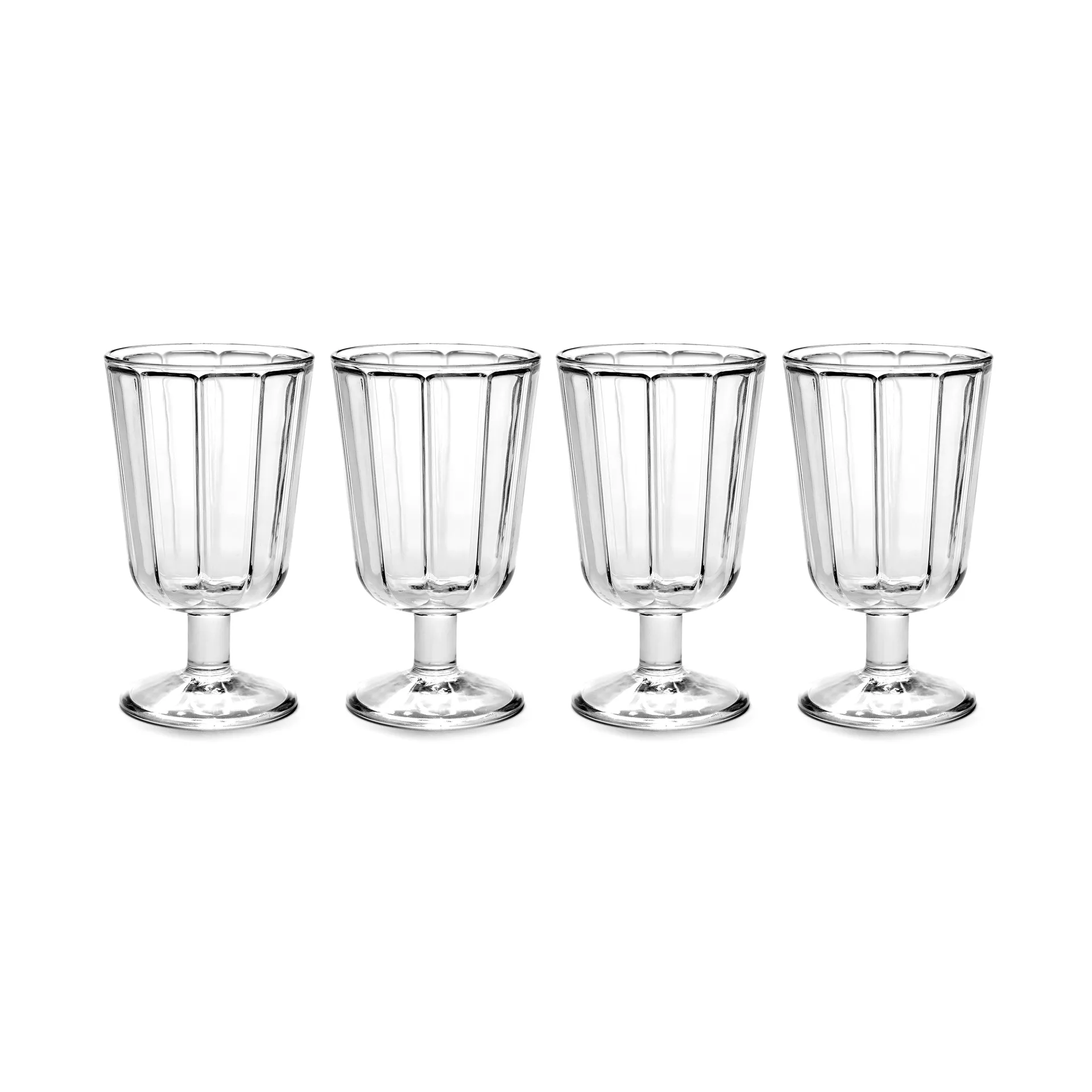 Surface rødvinsglass 23 cl 4-pakning Klar,  Serax
