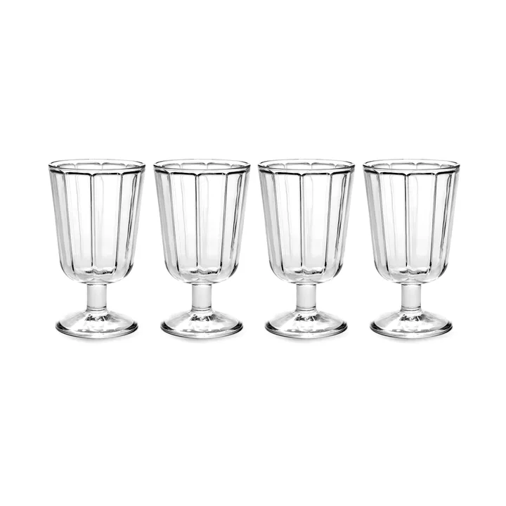 Surface rødvinsglass 23 cl 4-pakning Klar - Serax