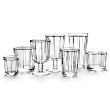 Surface rødvinsglass 23 cl 4-pakning Klar - Serax
