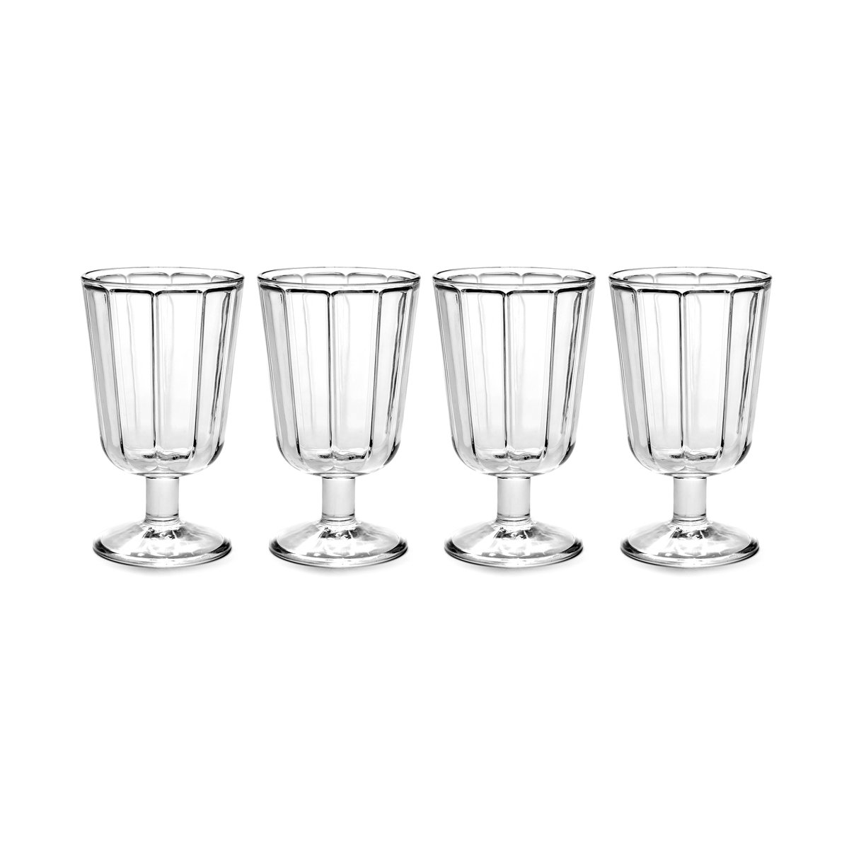 Serax Surface rødvinsglass 23 cl 4-pakning Klar Klar