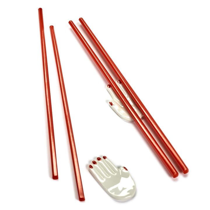 Table Nomade spisepinner med holdere 6 deler - Rød - Serax