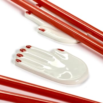 Table Nomade spisepinner med holdere 6 deler - Rød - Serax