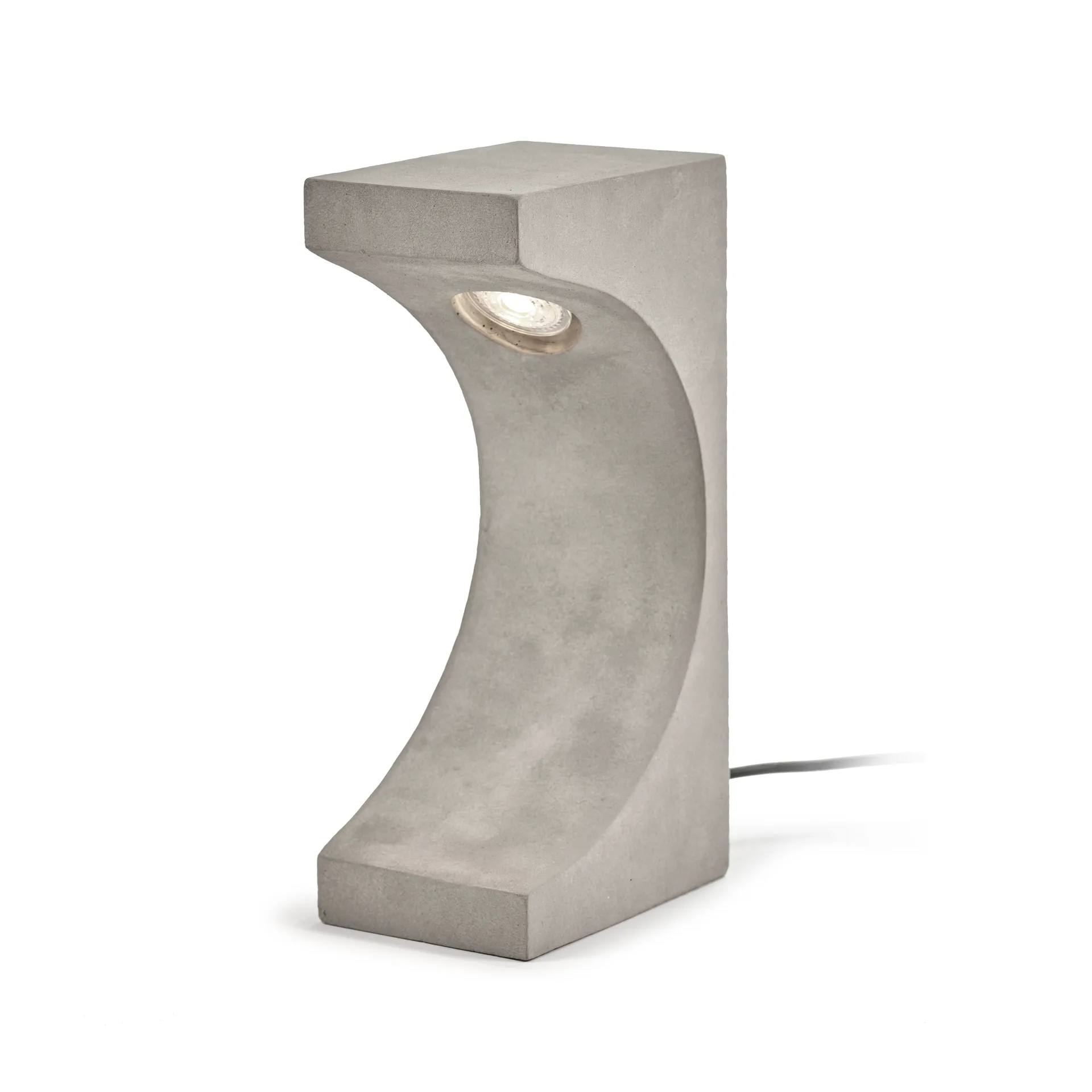 Tangent Concrete bordlampe 33 cm, Grey Serax