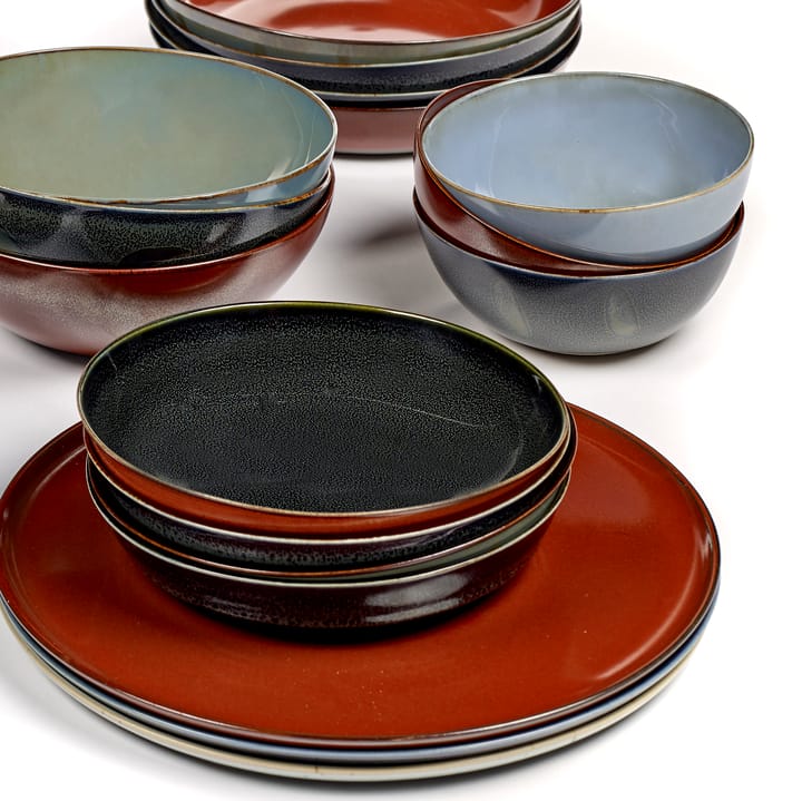 Terres de Rêves asjett 17,5 cm, Dark blue-rust Serax