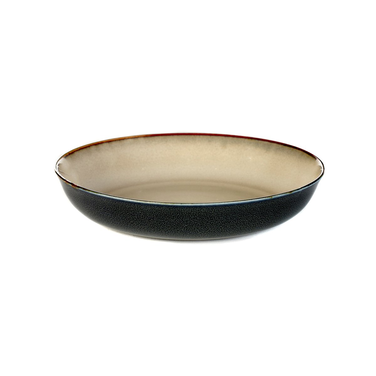 Serax Terres de Rêves asjett 17,5 cm Misty grey-dark blue