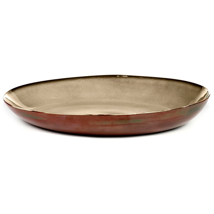 Terres de Rêves serveringsfat 35,5 cm - Misty grey-rust - Serax