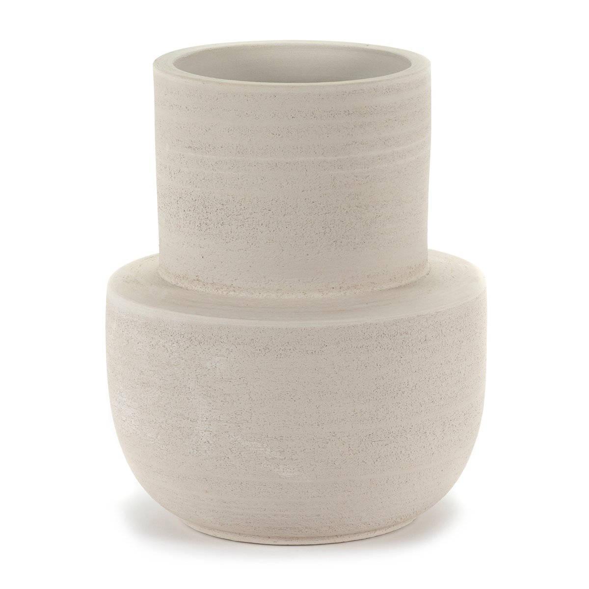 Bilde av Serax Volumes vase M Ø25 cm Beige