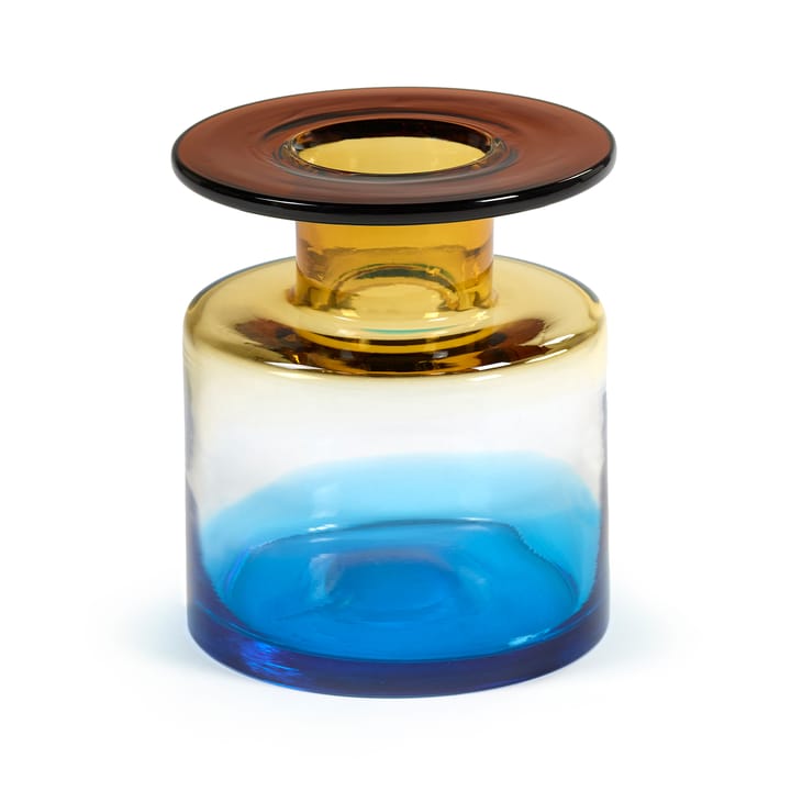 Wind & Fire vase 22 cm - Blue-amber - Serax