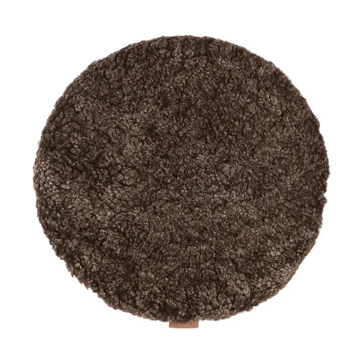 Jill stolpute vattert - Cappuccino (brun), Ø36 cm - Shepherd of Sweden