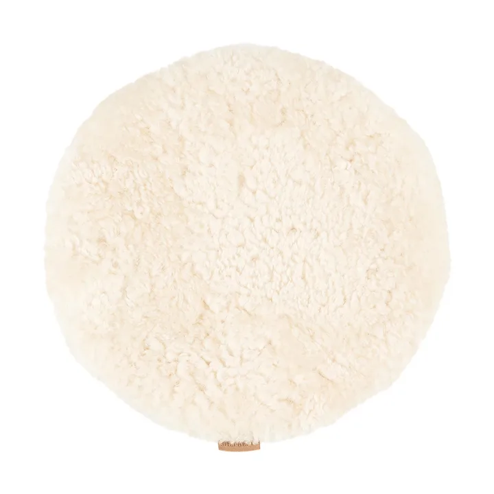 Jill stolpute vattert - Krem (hvit), Ø36 cm - Shepherd of Sweden