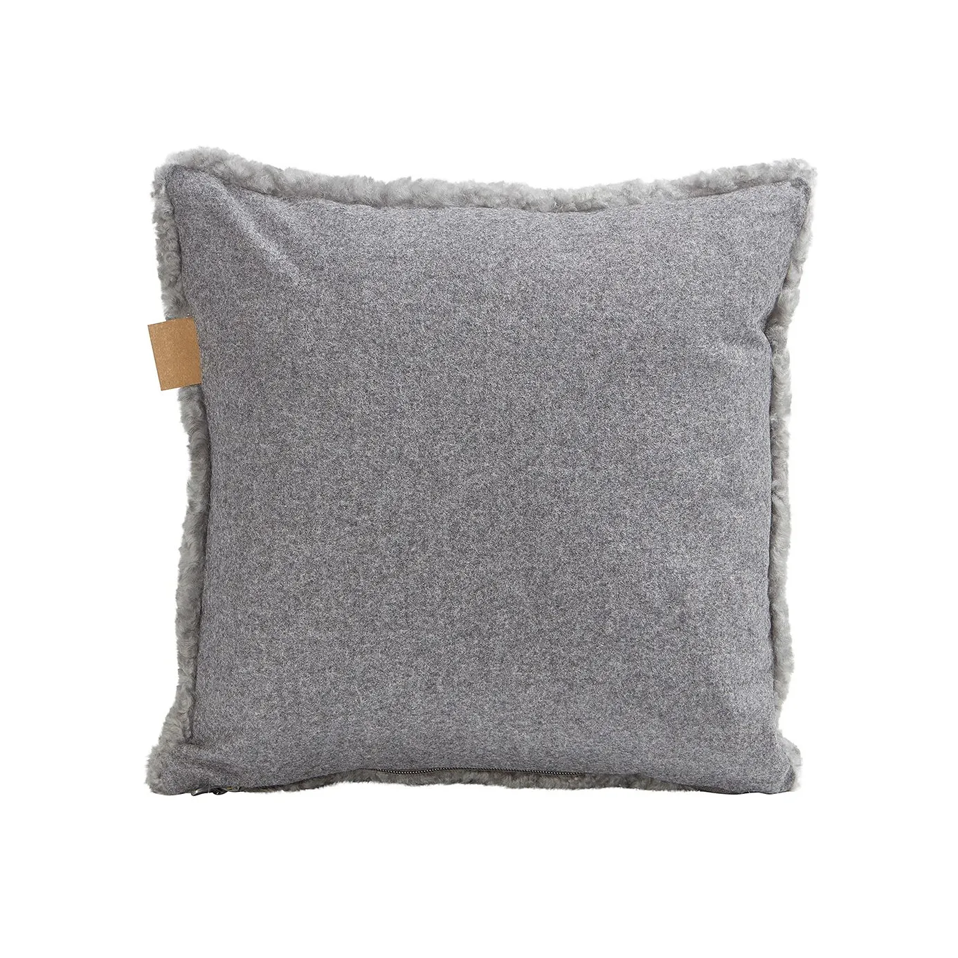 Shepherd Lina saueskinnspute 40 x 40 cm, granit Shepherd of Sweden