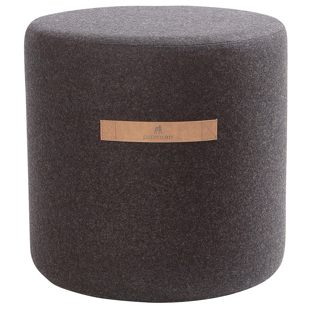 Shepherd of Sweden Shepherd puff Sara 40 cm svart | Skandinavisk Design | Puffer | Svart