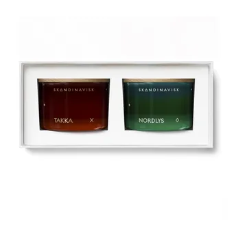 Fire & Light Mini lys gavesett 2 deler - 2 x 90 g - Skandinavisk
