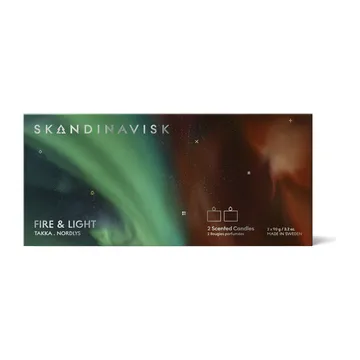 Fire & Light Mini lys gavesett 2 deler - 2 x 90 g - Skandinavisk
