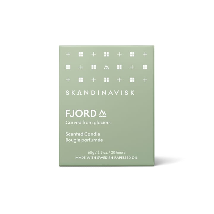 Fjord duftlys med lokk, 65 g Skandinavisk