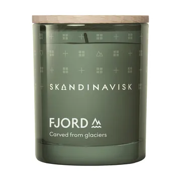 Fjord duftlys med lokk - 65 g - Skandinavisk