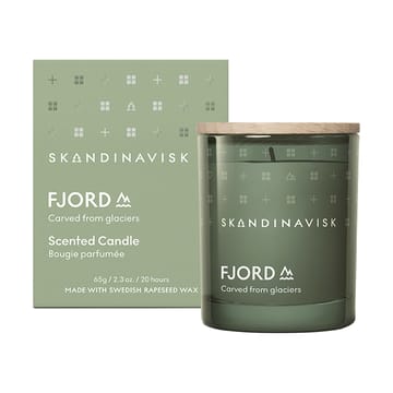 Fjord duftlys med lokk - 65 g - Skandinavisk