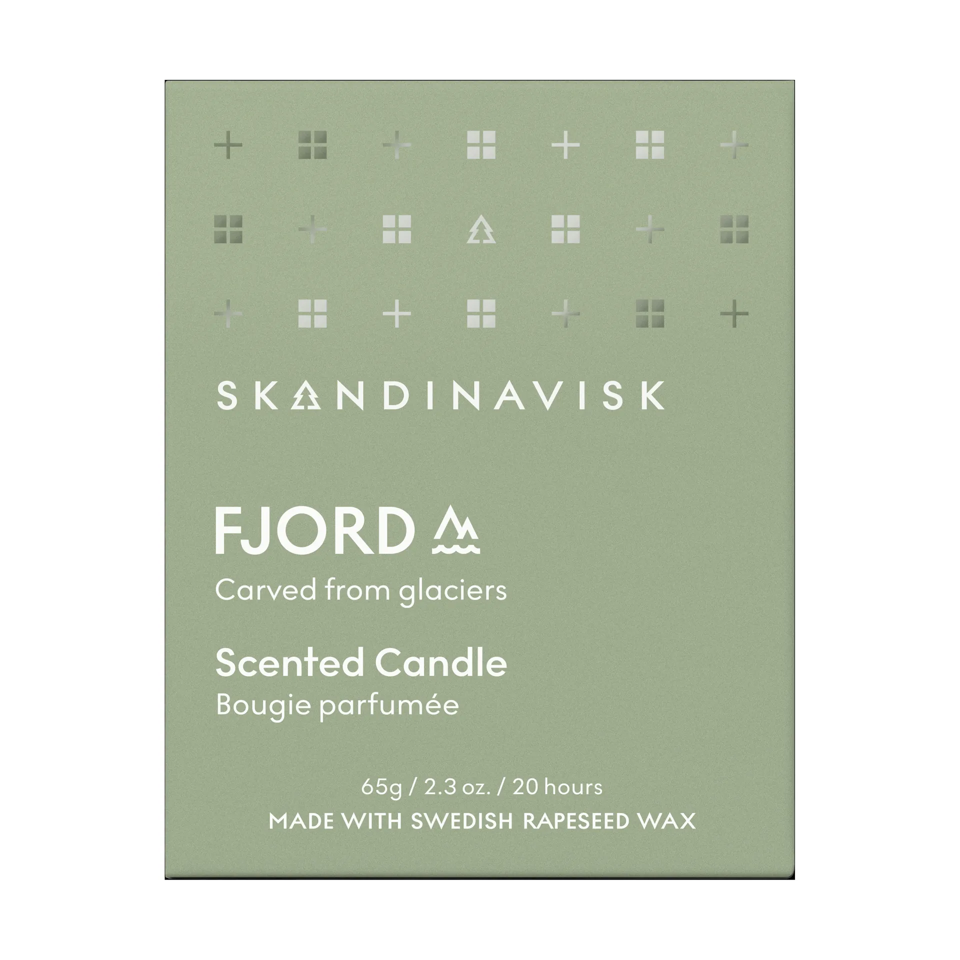 Fjord duftlys med lokk, 65 g Skandinavisk