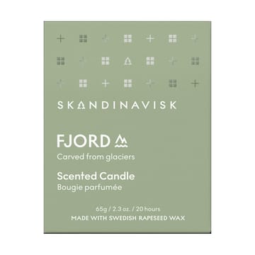 Fjord duftlys med lokk - 65 g - Skandinavisk