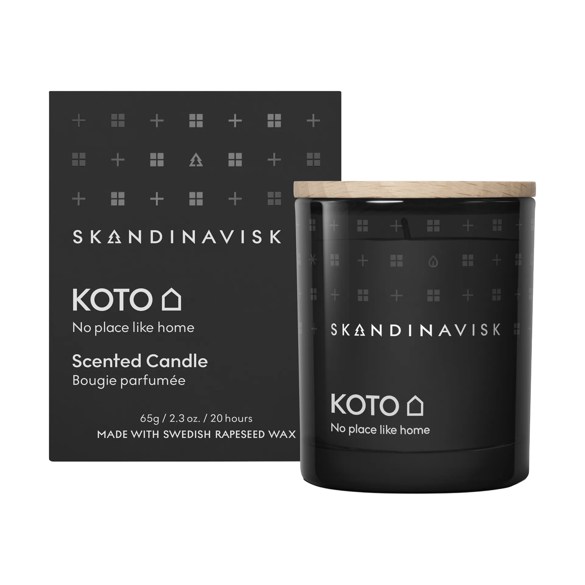 Koto duftlys med lokk, 65 g Skandinavisk