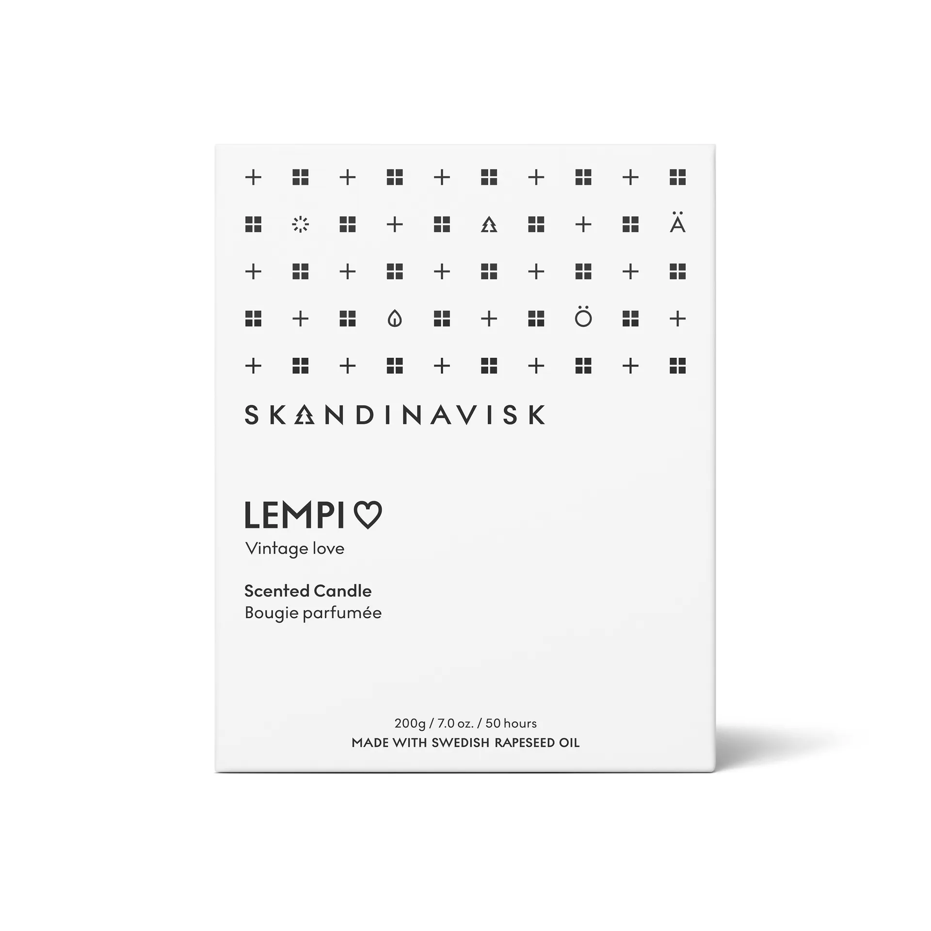 Lempi duftlys med lokk, 200 g Skandinavisk