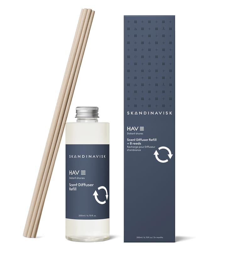 Skandinavisk refill til duftpinner 200 ml, Hav Skandinavisk