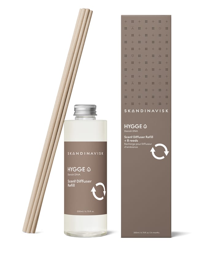 Skandinavisk refill til duftpinner 200 ml, Hygge Skandinavisk