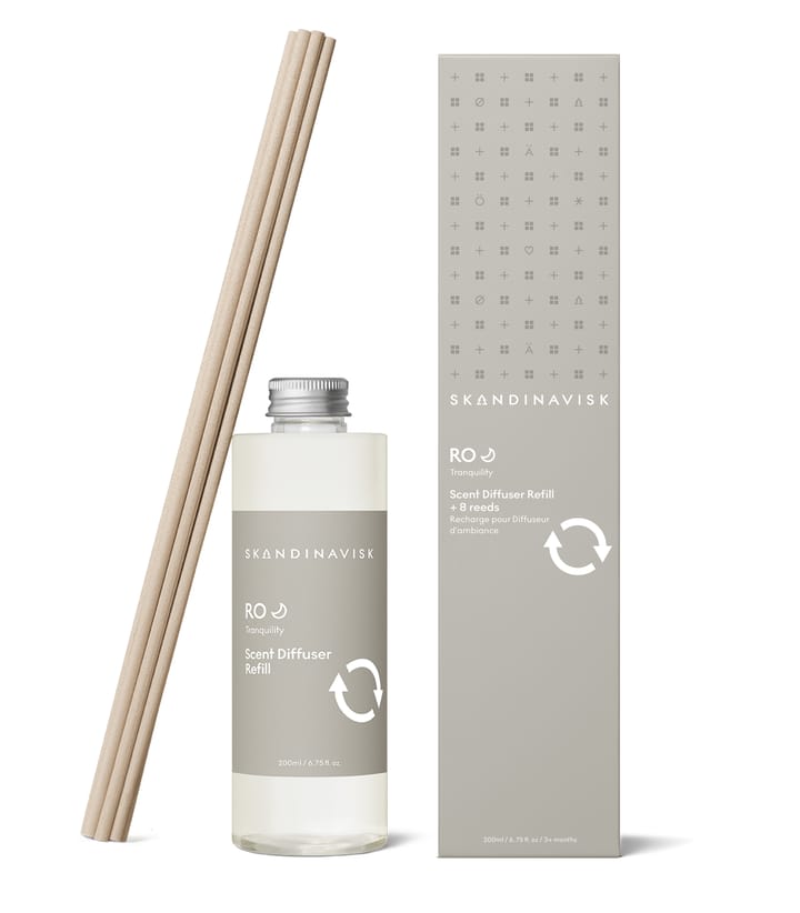 Skandinavisk refill til duftpinner 200 ml, Ro Skandinavisk