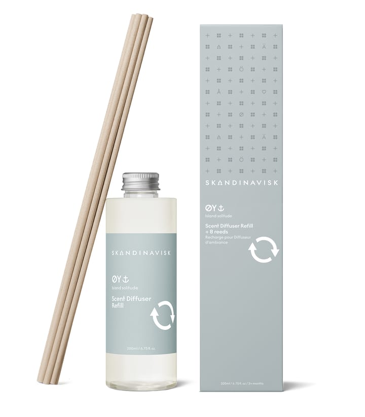 Skandinavisk refill til duftpinner 200 ml, Øy Skandinavisk