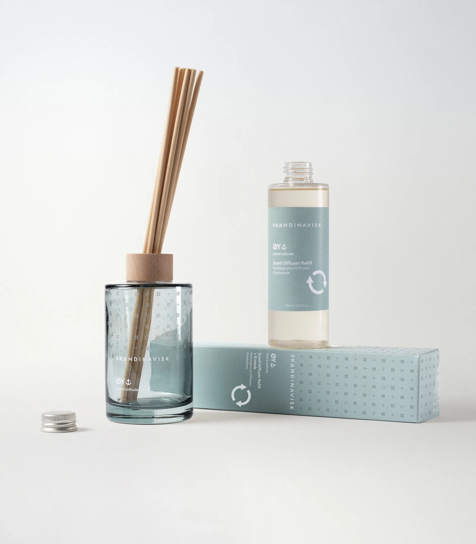Skandinavisk refill til duftpinner 200 ml, Øy Skandinavisk