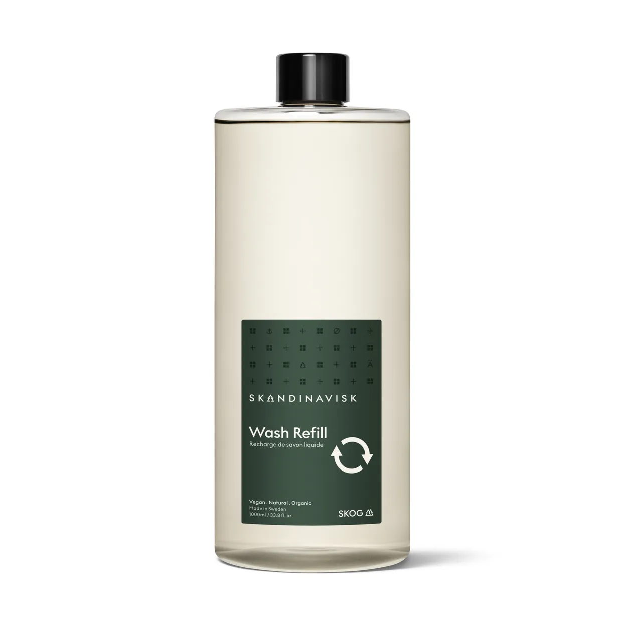 Skandinavisk SKOG håndsåpe refill 1 L | Skandinavisk Design | Såper & Håndkrem | Grønn