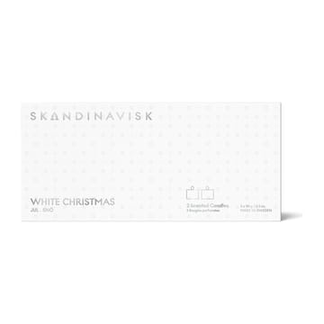 White Christmas Mini lys gavesett 2 deler - 2 x 90 g - Skandinavisk